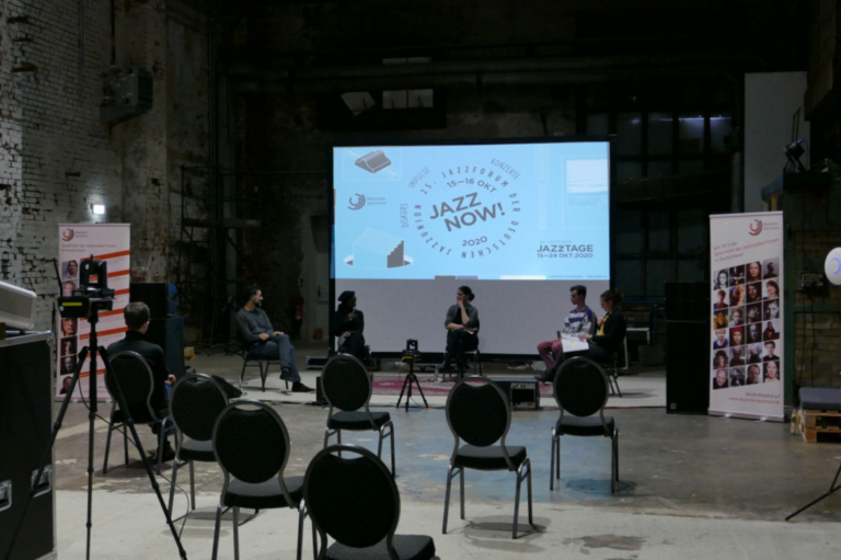 Podiumsdiskussion in Zeiten von Corona im Rahmen der Jazz Now! 2020 in Leipzig