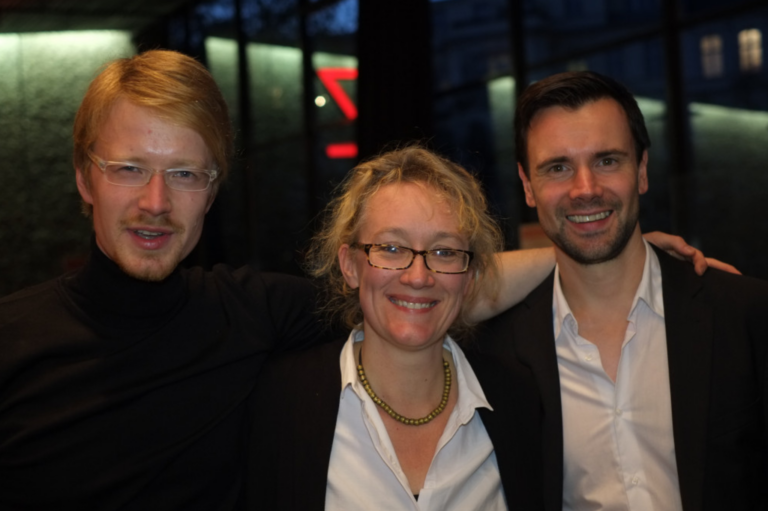 Jonas Pirzer, Julia Hülsmann und Felix Falk